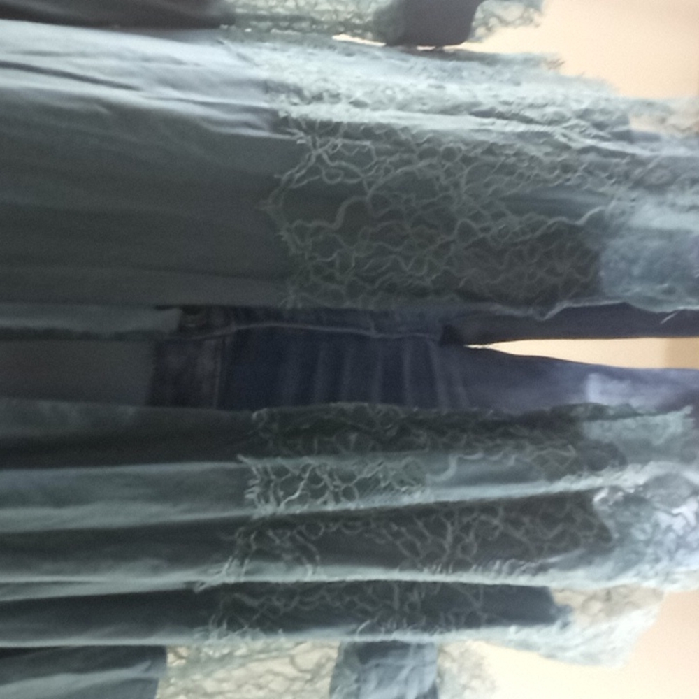 LOGO LORI GOLDSTEIN TIE AT BUST LACE CARDIGAN SZ.M - Picture 6 of 10
